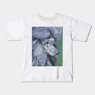 Poodle Fine Art Painting Kids T-Shirt